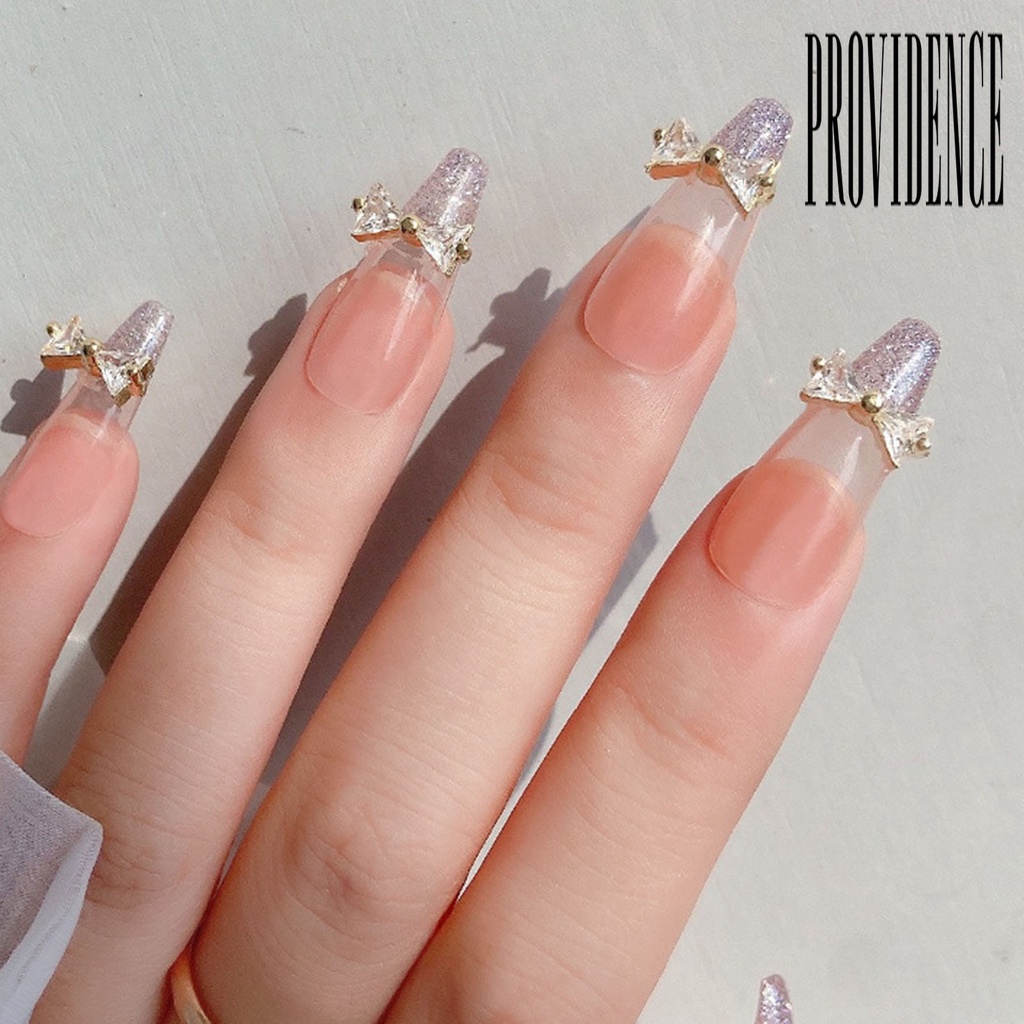 5 Pcs Perhiasan Nail Art Efek Visual Berkilau Tahan Lama Untuk Dekorasi Salon