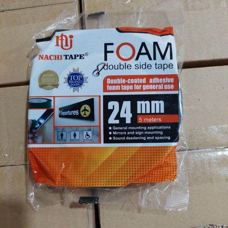 

DOUBLE SIDE TAPE 24 MM 5 METER MERK NACHI solasi bolak balik