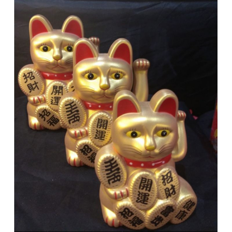 Kucing Hoki DOFF / Manekineko Doff / Kucing Hoki / Lucky Cat / Kucing Rezeki Metalik