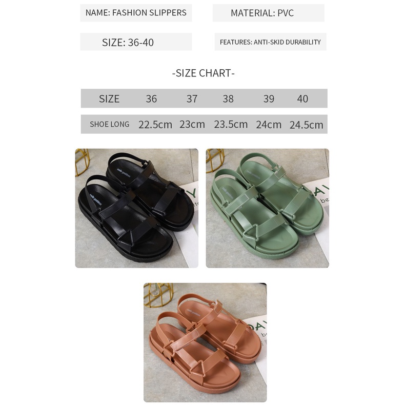 ♥TASBLUE♥ Sandal wanita impor penutup sandal bermutu tinggi mengenakan Briken Korea gaya S32