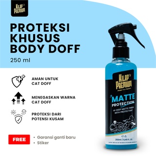 Matte Protection | Kilap Premium - Perawatan Motor Body Doff Helm Doff Mobil Doff, Pelindung Cat Doff, Efek Daun Talas, Perawatan Kendaraan