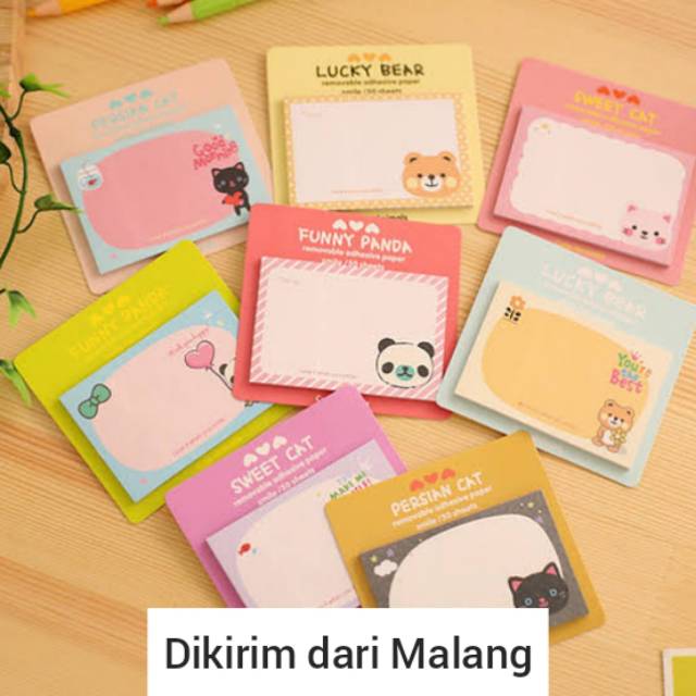 

STICKY NOTES KOTAK/ MEMO CATATAN