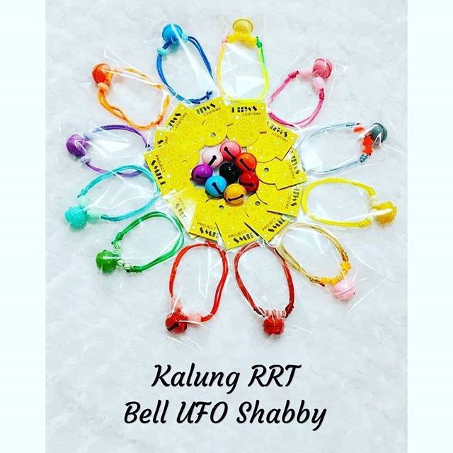 Kalung kucing RRT lonceng ufo shabby