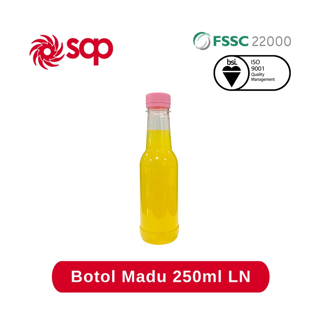 Botol Madu 250 ml LN - 1 Polybag isi 150pcs (KHUSUS GOJEK)