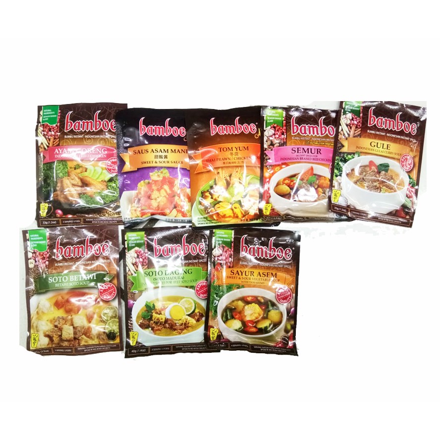 

Bumbu masakkan BAMBOE - BANYAK VARIANNYA