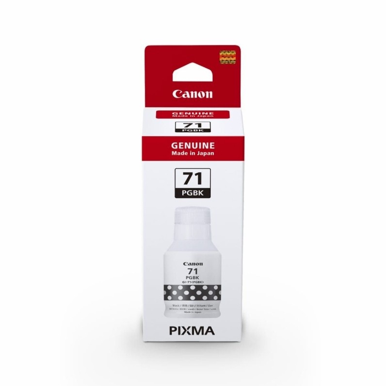 Box GI-71 BLACK 135ml Tinta Botol Canon Pixma Original GI71 HITAM 100% ORIGINAL / G1020/G2020/G3020/G3060/G1737/G2770/G3770/G4770/G1730/G2730/G3730