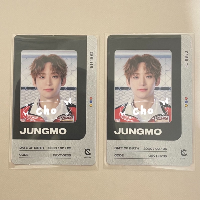 jungmo cravity ID photocard season 3 be our voice