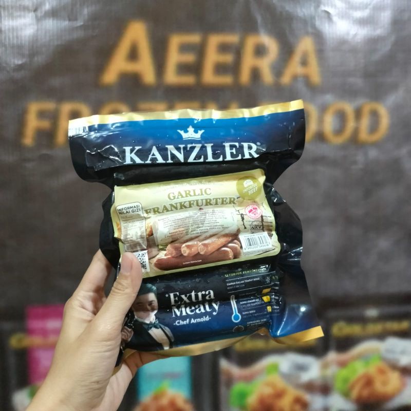 

Kanzler Garlic Frankfurter 300Gr