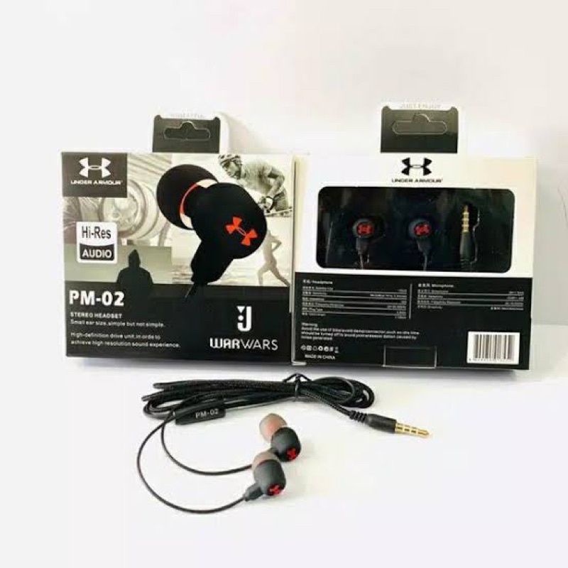 HF Headset Handsfree JBL PM-02 WarWars Stereo Hi-Res Super Bass With Mic