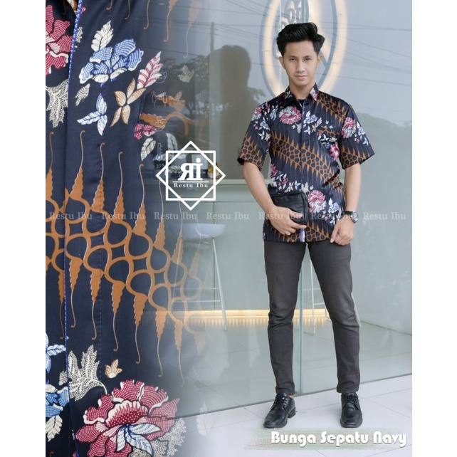 kmeja batik pria/kmeja lengan pendek/batik pria/kmeja batik