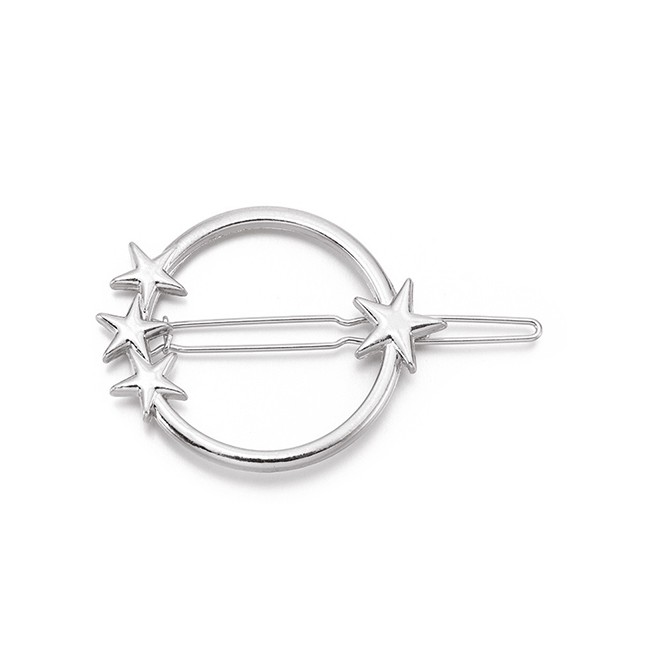 LRC Jepit Rambut Fashion Alloy Round Star Hairpin F4258X