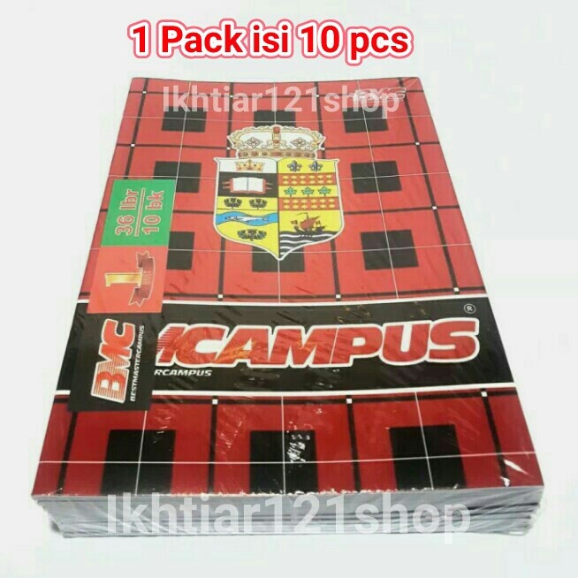 

Bergaransi Paket 1 Pack Buku Tulis Bmc Campus Boxy Isi 10 Pcs Berkualitas