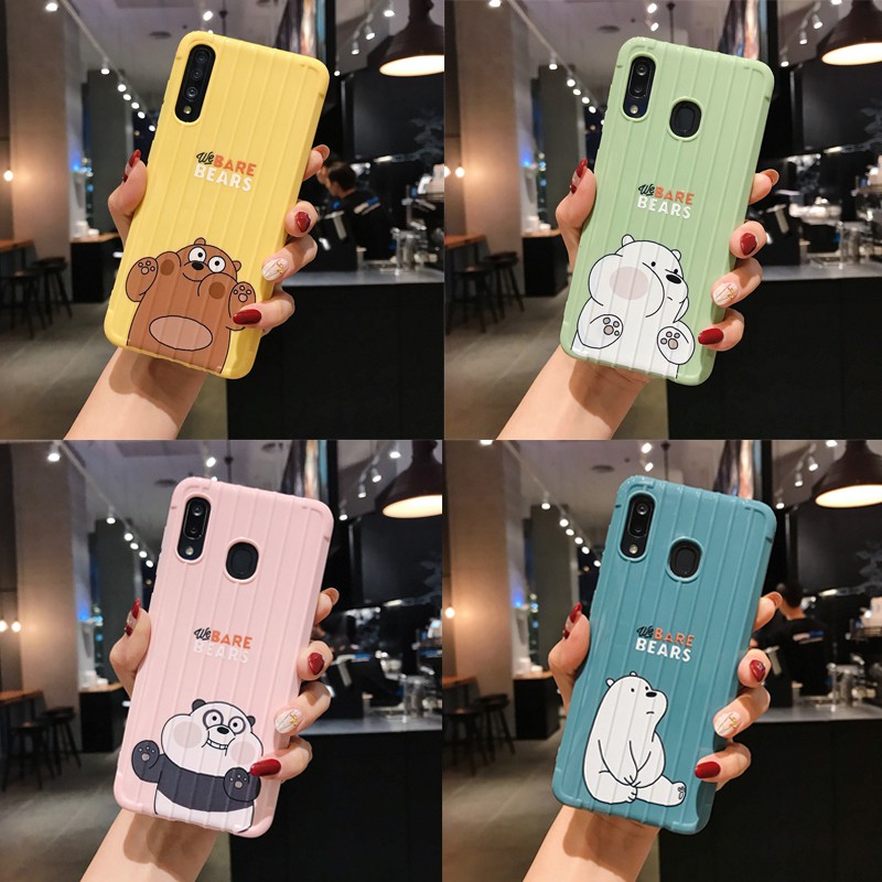 Soft WBB Cartoon Trunk Case Untuk Samsung Galaxy J2 Prime J7 Pro J4 J6 J8 A6 Plus A7 2018 A51