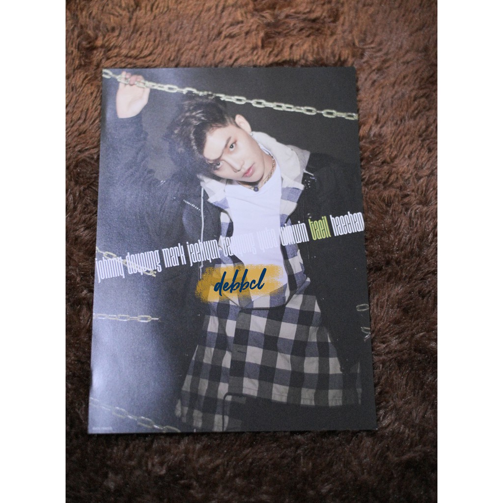 NCT127 TAEIL JAPAN CHAIN A4 PHOTO