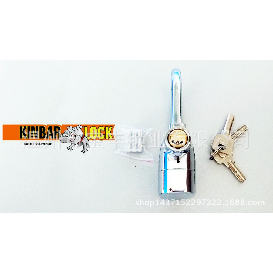 Gembok Alarm Kinbar Ring Panjang SILVER MB614