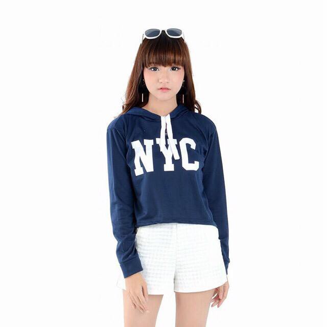 Bess - Sweater Hoodie Crop Murah / Sweater Hoodie Crop NYC