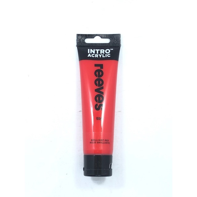 

REEVES ACRYLIC 100ML BRILLIANT RED INTRO