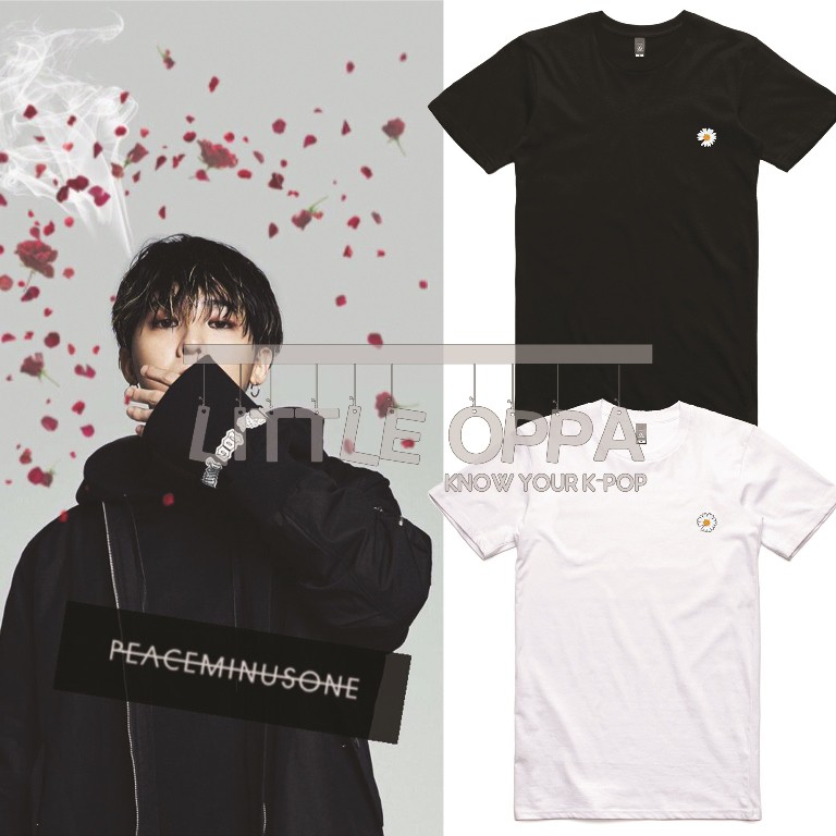 BAJU KAOS KPOP G-DRAGON PEACEMINUSONE SMALL LOGO