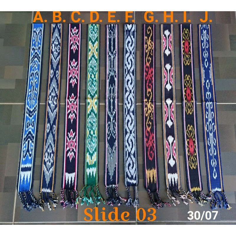 Tenun  ikat kepala etnik 2.2