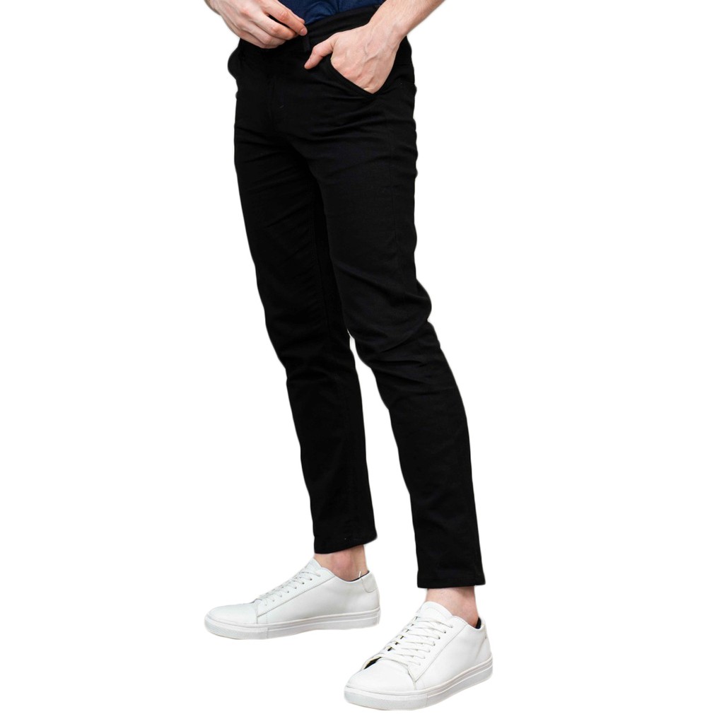 Celana Pria Jeans - Celana Panjang Denim - Celana Murah - Celana HItam Full - Celana KL45