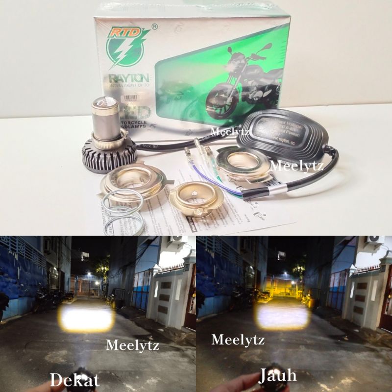 Lampu Utama led RTD M01G D2 laser H6 H4 H7 Jauh dekat putihkuning AC DC