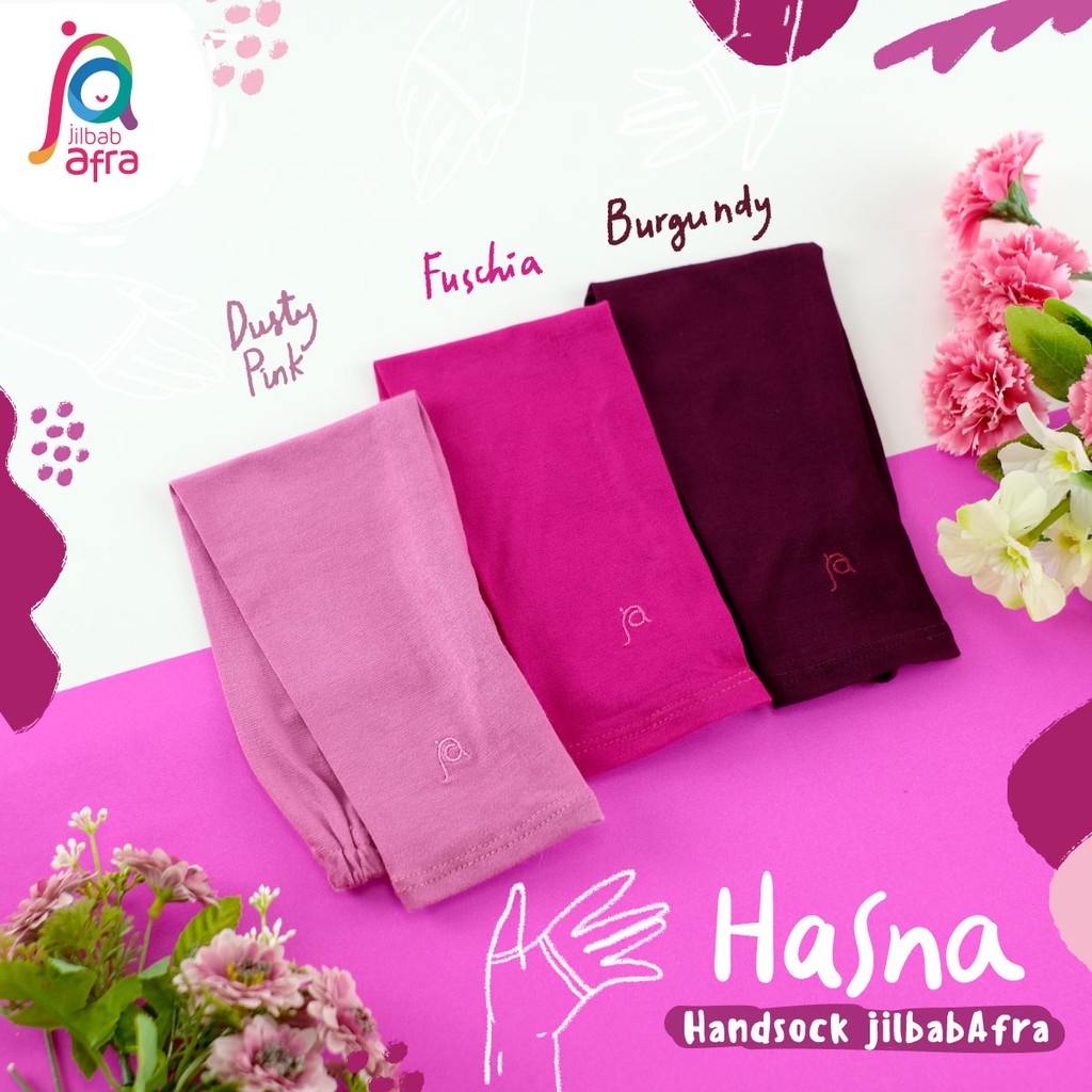 Handsock Jempol Merek Afra Hasna - Bahan Kaos Rayon HQ