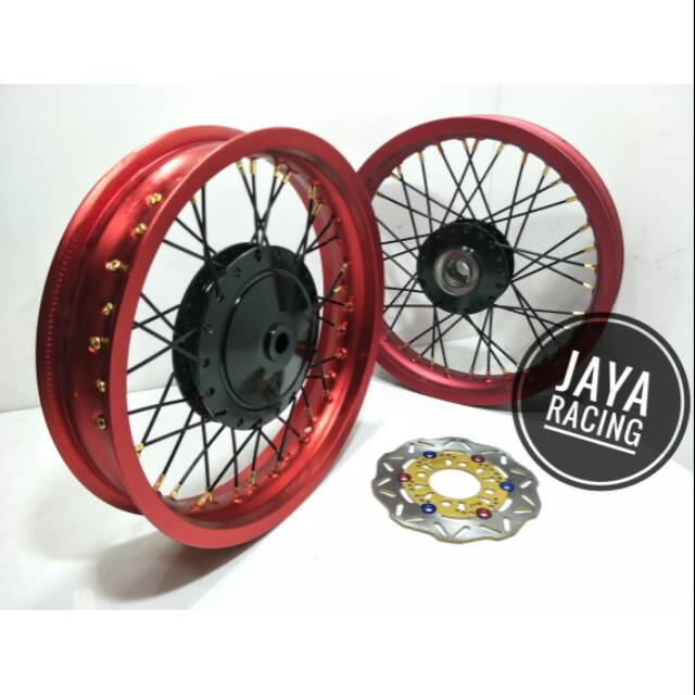 Velg Ring 14 Lebar 250 215 xeon Rc - Xeon Gt - Mio M3 - Mio soul GT sepaket lengkap plus stel velg