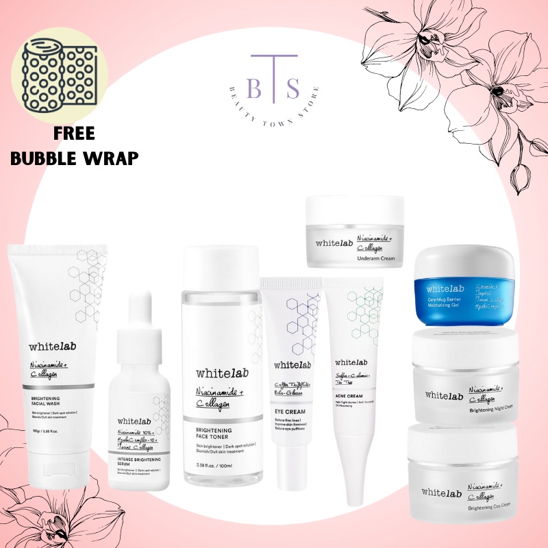 WHITELAB WHITENING SKINCARE PERAWATAN KULIT WAJAH & TUBUH WHITE LAB BRIGHTENING GLOWING SKIN/Brighte