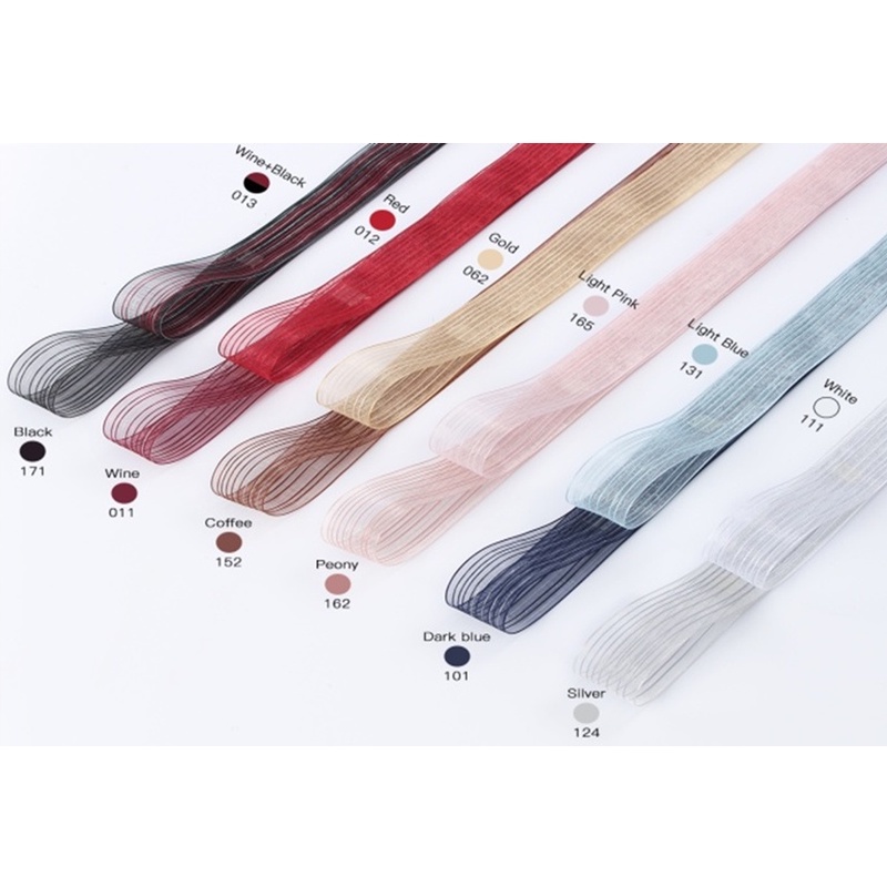 

PITA ORGANDY MOTIF GARIS PREMIUM 2.5 CM ECER PER METER