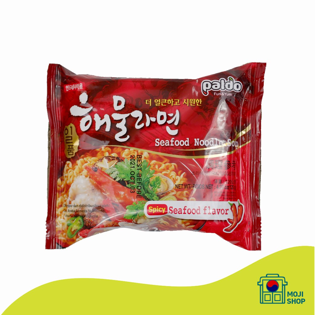 

SPICY SEAFOOD FLAVOR by PALDO | MIE INSTAN SEA FOOD NOODLE SOUP ILPOOM