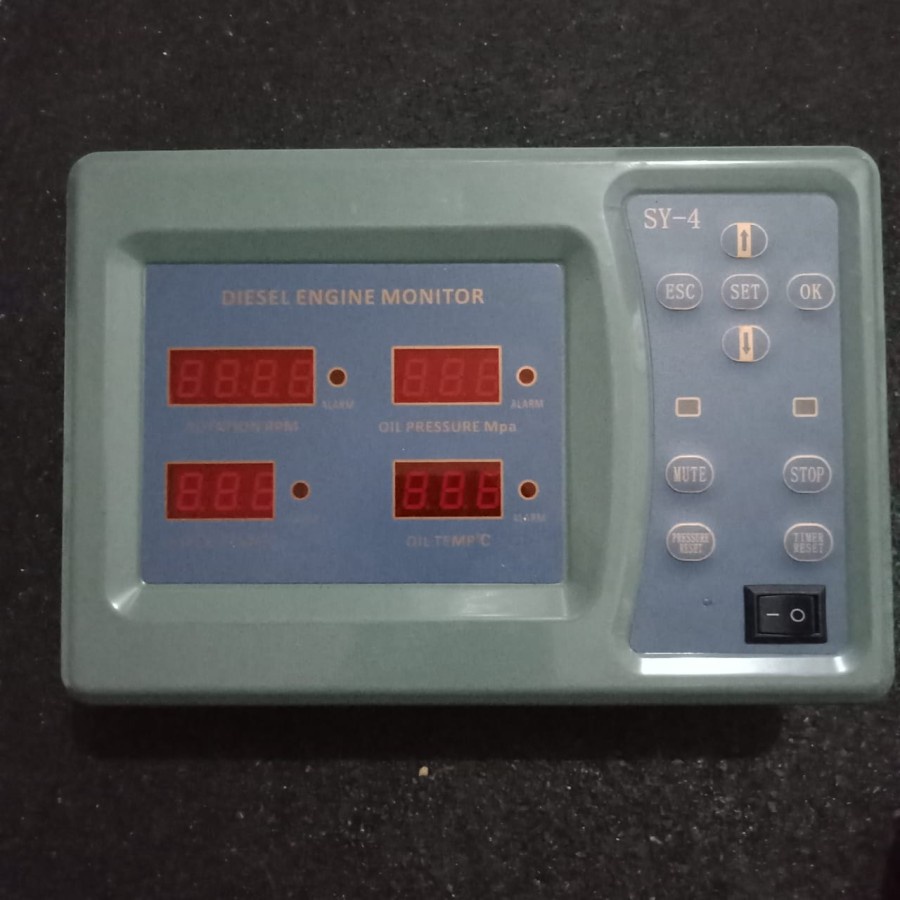 Indikator mesin diesel kapal dengan alarm sy-4 monitor diesel