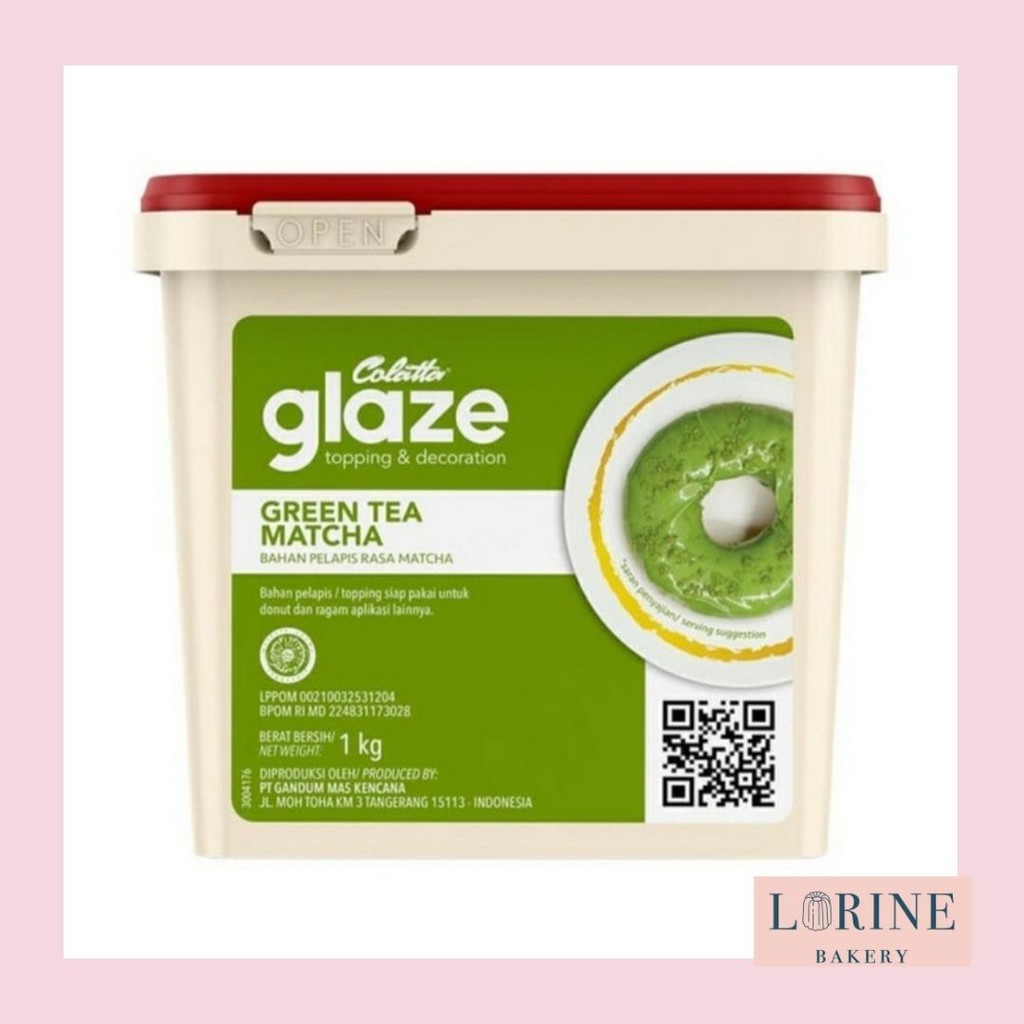 

COLATTA GLAZE TOPPING & DECORATIONS - GREEN TEA / MATHCA 1KG