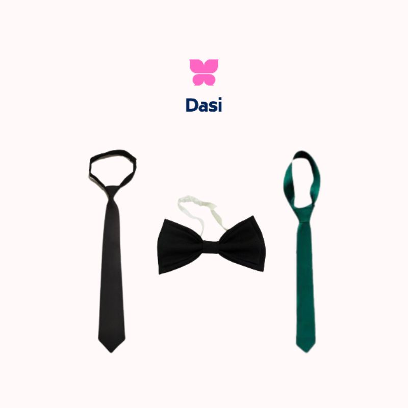 Dasi Hitam, Hijau, Kupu dan Udeng Jawa