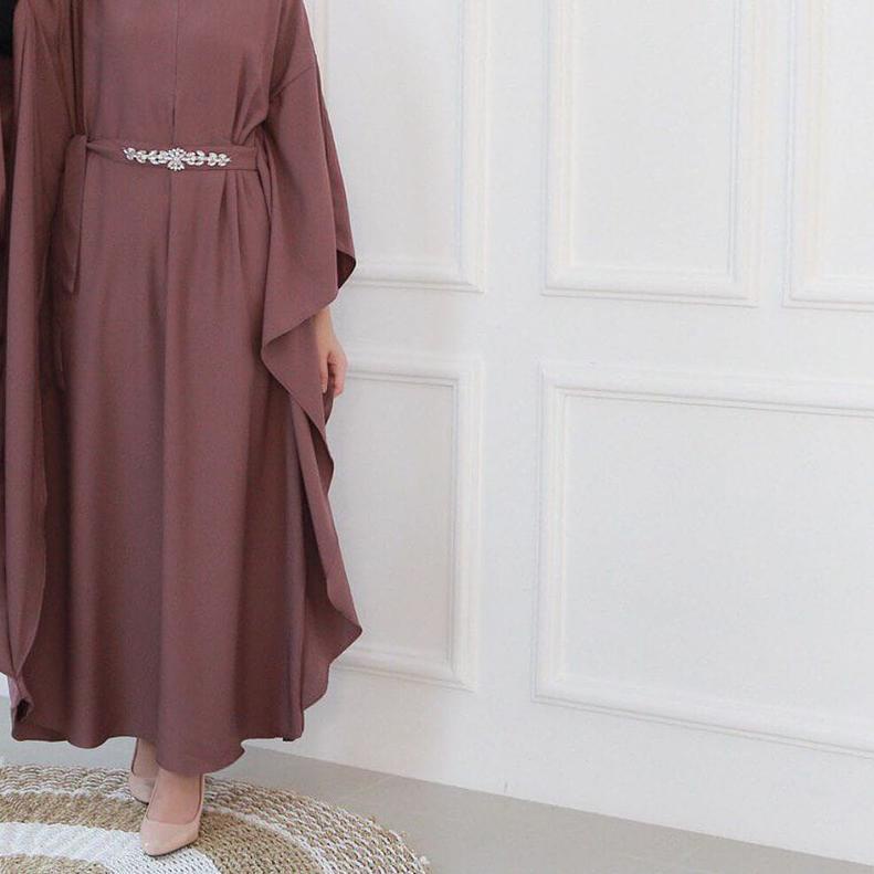 ➶ Queene Gamis Muslim Wanita Terbaru Model Baju Dress Remaja Modern - Qw ➦