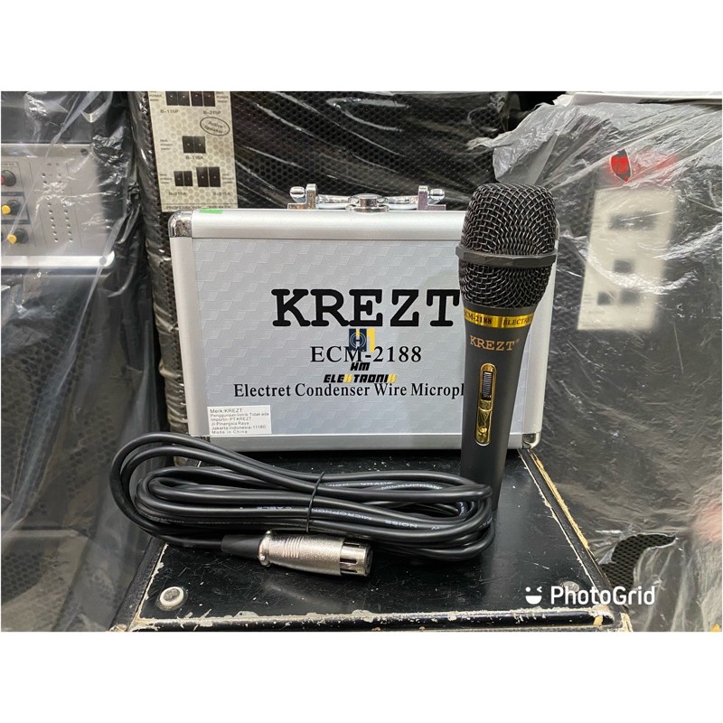 Microphone Kabel Condenser KREZT ECM 2188