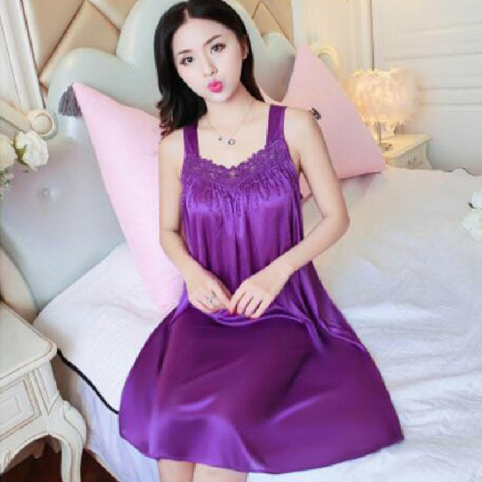 UNNY.ID Baju Tidur Wanita Import Model Terawang Renda Lingerie Pakaian Sexy-3