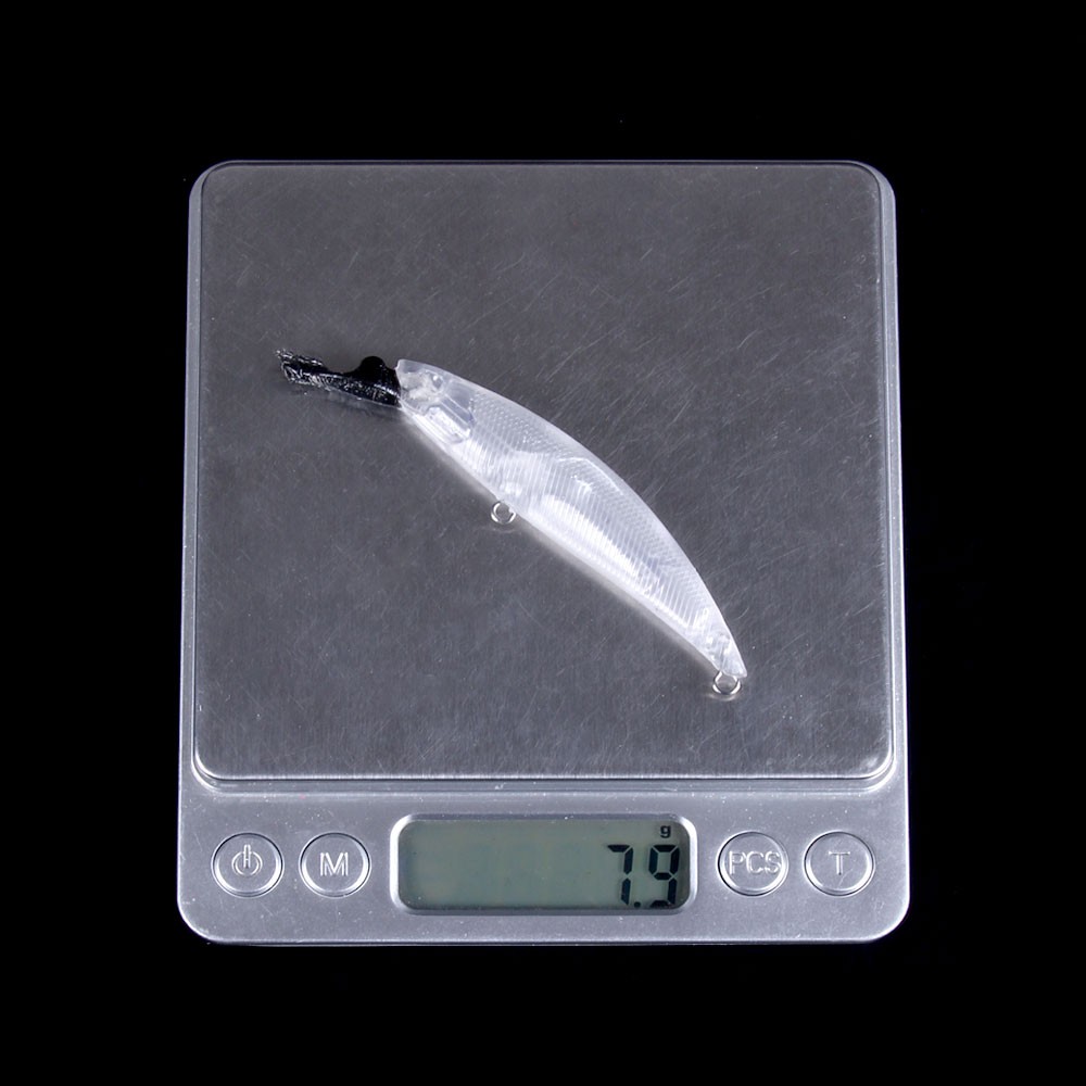 HENGJIA 200PCS 8CM 7.9G Sinking Minnow Umpan Pancing Swimbait Blank Fishing Lure Ikan Bass Bait 60S