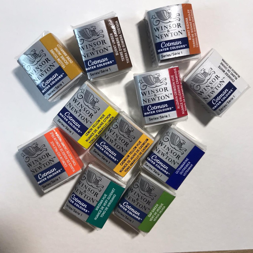 

Winsor & Newton Cotman half pan watercolor [SATUAN]