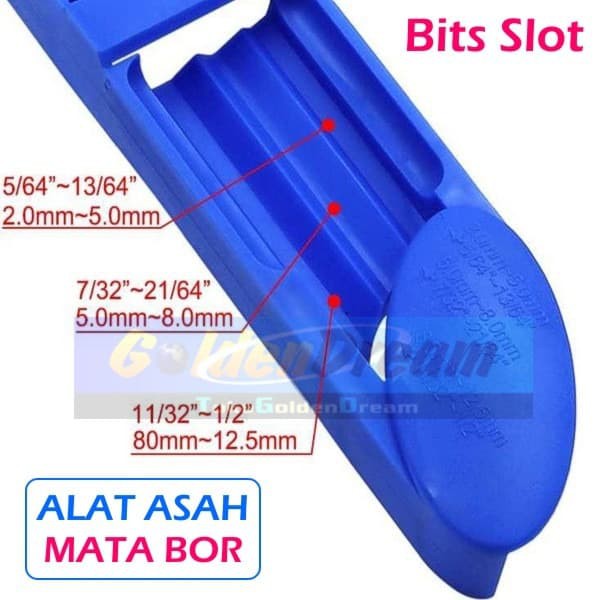 Alat Asah Mata Bor 2-12.5mm Drill Bits Sharpener Add On Mesin Pengasah