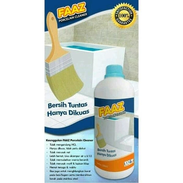 FAAZ Procelain Cleaner 500ml buy 1 get 1