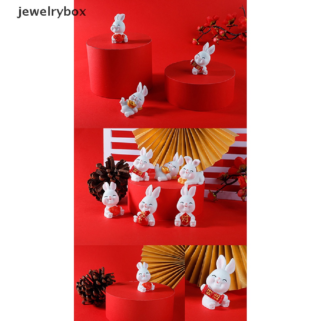 (jewelrybox) Miniatur Kelinci Zodiak Cina Untuk Dekorasi Rumah Boneka