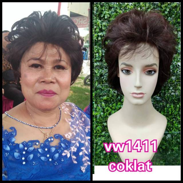 Rambut pendek sasak/wig sasak