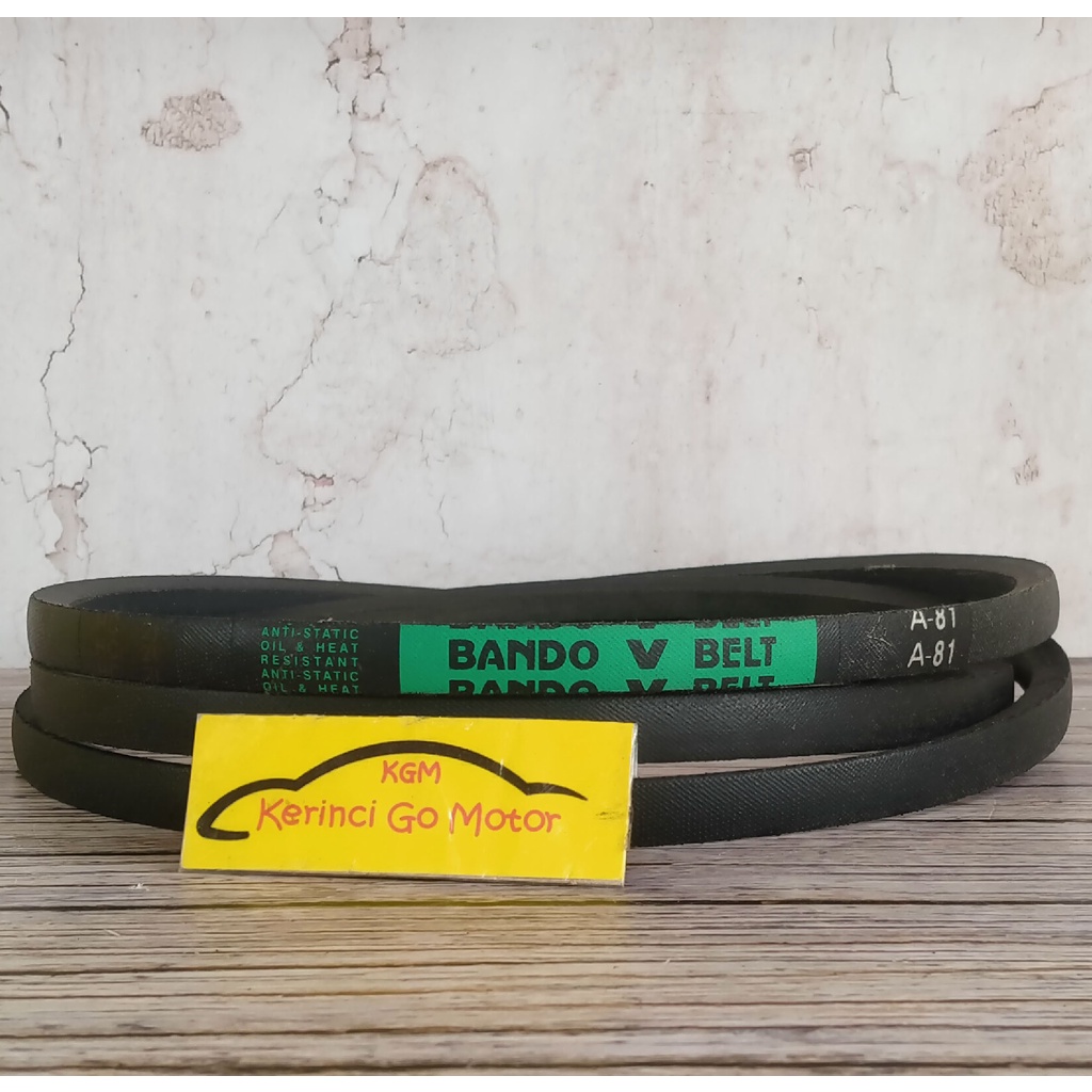 BANDO VAN BELT A-81 V BELT TALI KIPAS A81 FAN BELT VANBELT POLOS A-81