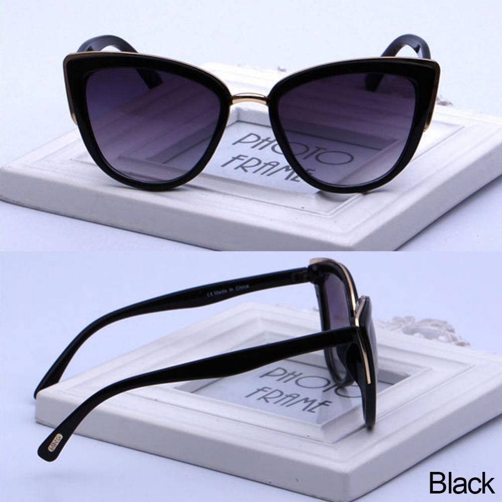 Timekey Kacamata Hitam Oversize Model Cat Eye Motif Leopard Sexy Untuk Wanita L9M7