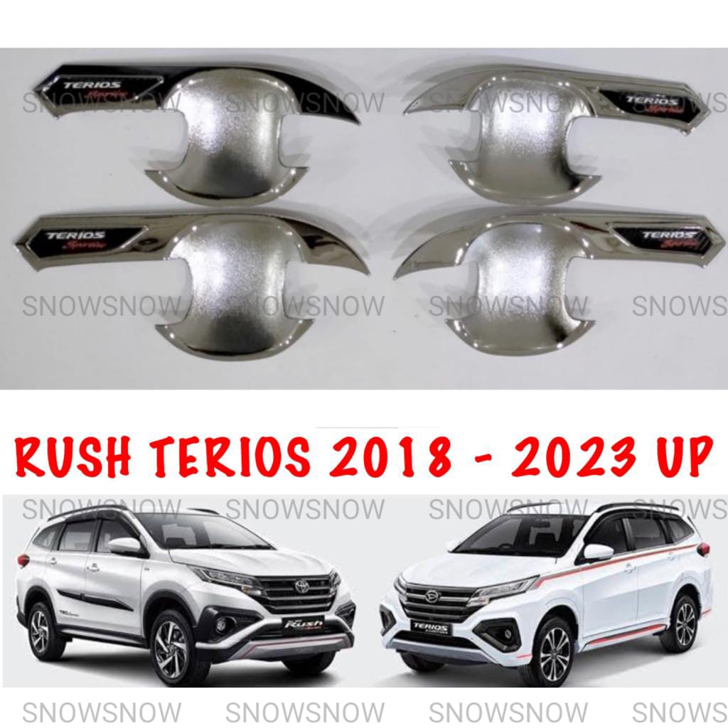 Outer Cover Mangkok All New Rush Terios 2018 2020 2022 2023 Activo Hitam Chrome