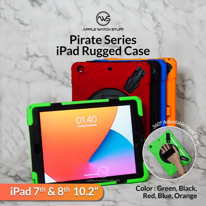 Tablet Case Pirate Series Extra Stand for iPad 7/ 8 10.2 inch