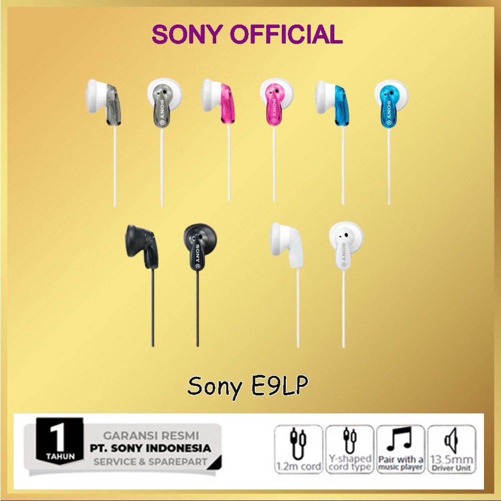 Sony Earphone MDR-E9LP Original Garansi 1 thn