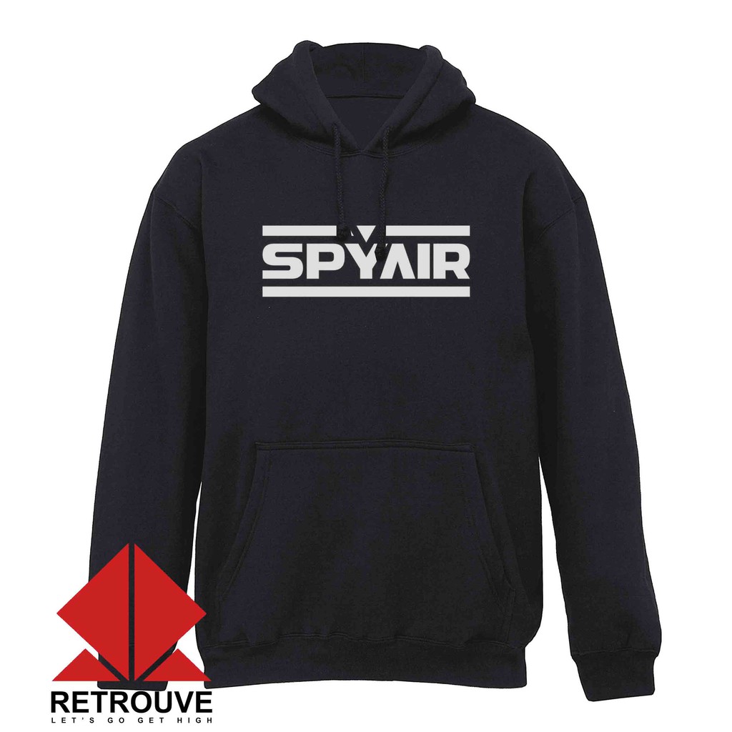 Jaket Sweater Hoodie Spyair - Hitam