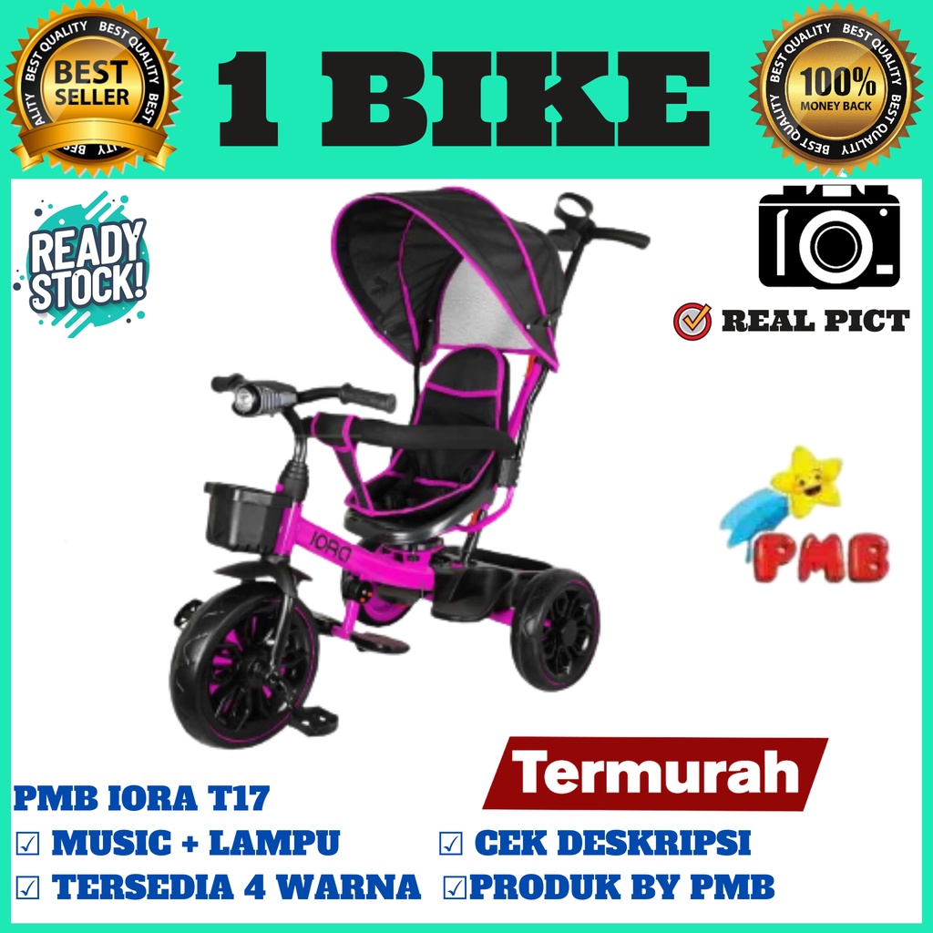 sepeda roda tiga anak PMB IORA T-17