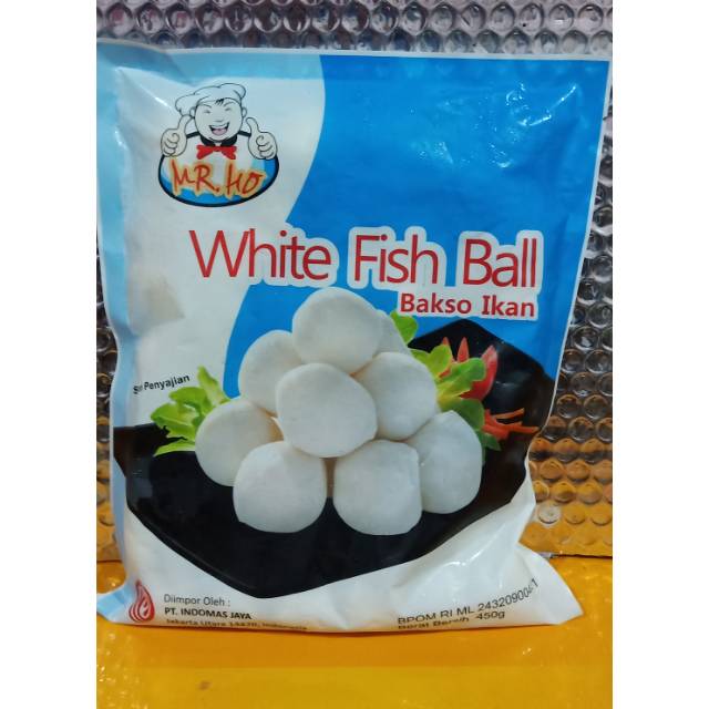 

Baso ikan mr ho white fish ball 450gr